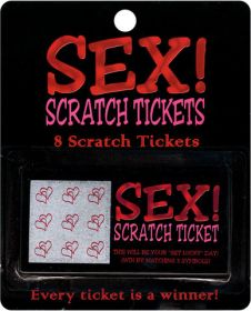 Sex! scratch tickets