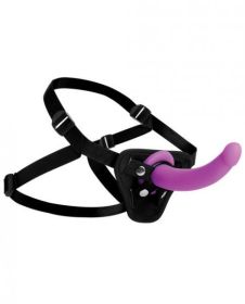 Strap U Navigator Silicone G-Spot Dildo With Harness