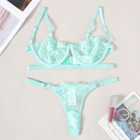 Women's Multi-color Underwear Suit (Option: Mint Green-S)